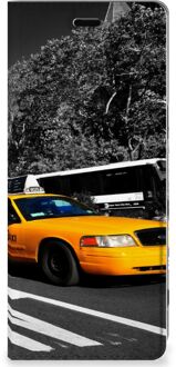 B2Ctelecom Sony Xperia 5 Book Cover New York Taxi