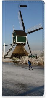 B2Ctelecom Sony Xperia 5 Book Cover Schaatsers Friesland