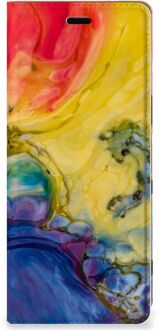 B2Ctelecom Sony Xperia 5 Bookcase Watercolor Dark