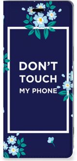 B2Ctelecom Sony Xperia 5 Design Case Flowers Blue DTMP