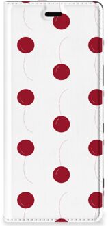 B2Ctelecom Sony Xperia 5 Flip Style Cover Cherries