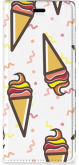 B2Ctelecom Sony Xperia 5 Flip Style Cover Icecream