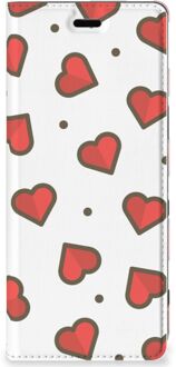 B2Ctelecom Sony Xperia 5 Hoesje met Magneet Hearts