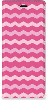 B2Ctelecom Sony Xperia 5 Hoesje met Magneet Waves Pink