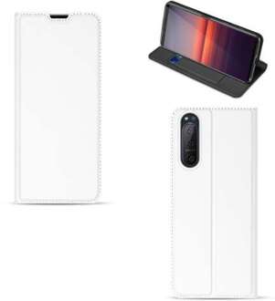 B2Ctelecom Sony Xperia 5 II Bookcase Hoesje Wit met Pashouder