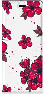 B2Ctelecom Sony Xperia 5 Smart Cover Blossom Rood