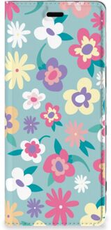 B2Ctelecom Sony Xperia 5 Smart Cover Flower Power