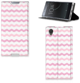 B2Ctelecom Sony Xperia L1 Flipcase Waves Roze