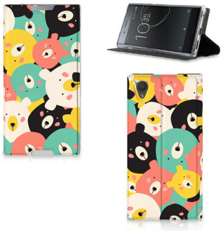 B2Ctelecom Sony Xperia L1 Standcase Hoesje Bears