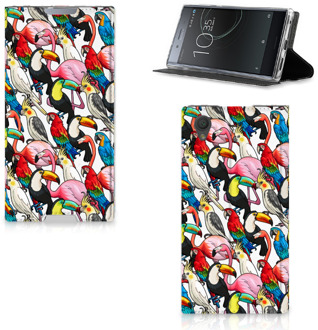 B2Ctelecom Sony Xperia L1 Standcase Hoesje Birds