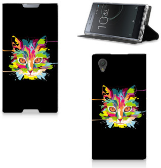 B2Ctelecom Sony Xperia L1 Standcase Hoesje Cat Color