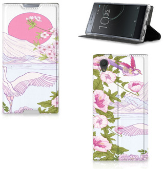 B2Ctelecom Sony Xperia L1 Standcase Hoesje Design Bird Standing