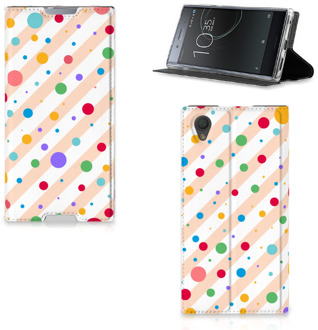 B2Ctelecom Sony Xperia L1 Standcase Hoesje Design Dots