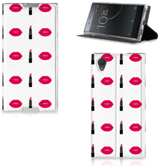 B2Ctelecom Sony Xperia L1 Standcase Hoesje Design Lipstick Kiss