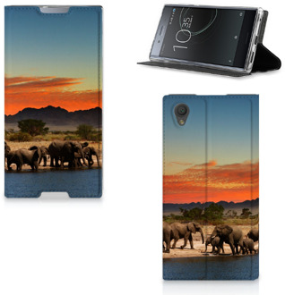 B2Ctelecom Sony Xperia L1 Standcase Hoesje Design Olifanten