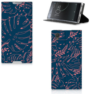 B2Ctelecom Sony Xperia L1 Standcase Hoesje Design Palm Leaves