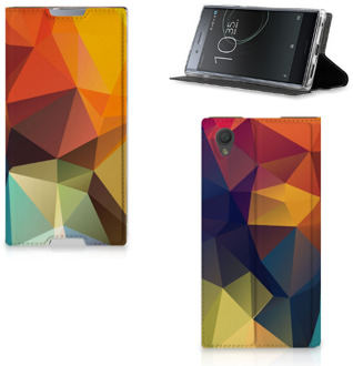 B2Ctelecom Sony Xperia L1 Standcase Hoesje Design Polygon Color