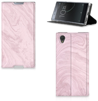 B2Ctelecom Sony Xperia L1 Standcase Hoesje Marble Pink