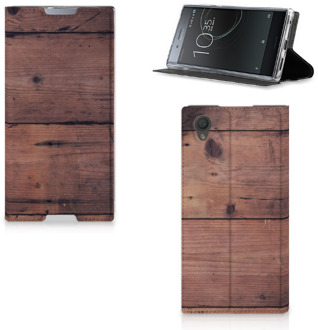 B2Ctelecom Sony Xperia L1 Standcase Hoesje Old Wood