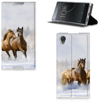 B2Ctelecom Sony Xperia L1 Standcase Hoesje Paarden