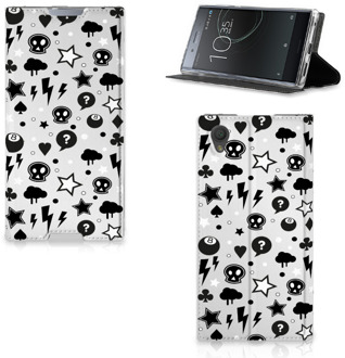 B2Ctelecom Sony Xperia L1 Standcase Hoesje Silver Punk