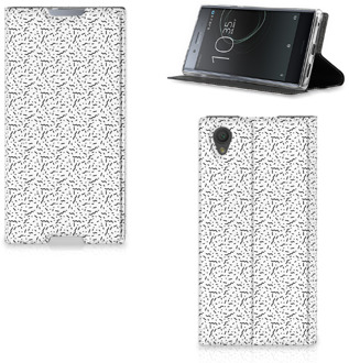 B2Ctelecom Sony Xperia L1 Standcase Hoesje Stripes Dots