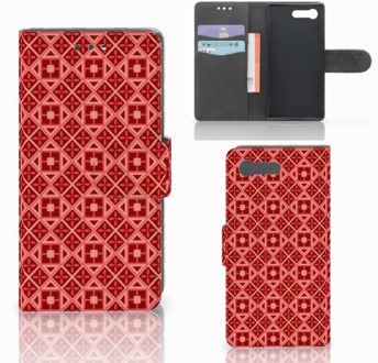 B2Ctelecom Sony Xperia X Compact Bookcase Batik Red