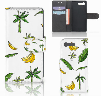 B2Ctelecom Sony Xperia X Compact Bookcase Design Banana Tree