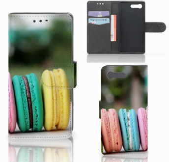 B2Ctelecom Sony Xperia X Compact Uniek Design Hoesje Macarons