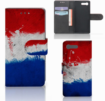 B2Ctelecom Sony Xperia X Compact Uniek Design Hoesje Nederlandse Vlag