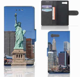 B2Ctelecom Sony Xperia X Compact Uniek Design Hoesje New York