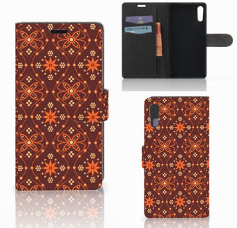 B2Ctelecom Sony Xperia XZ | Sony Xperia XZs Bookcase Batik Brown