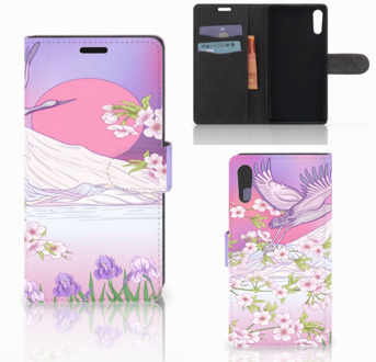 B2Ctelecom Sony Xperia XZ | Sony Xperia XZs Bookcase Bird Flying