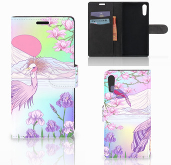 B2Ctelecom Sony Xperia XZ | Sony Xperia XZs Bookcase Bird