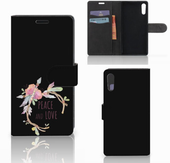 B2Ctelecom Sony Xperia XZ | Sony Xperia XZs Bookcase Boho Text