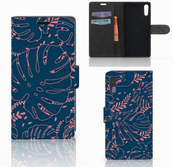 B2Ctelecom Sony Xperia XZ | Sony Xperia XZs Bookcase Design Palm Leaves