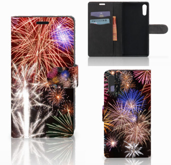 B2Ctelecom Sony Xperia XZ | Sony Xperia XZs Bookcase Design Vuurwerk