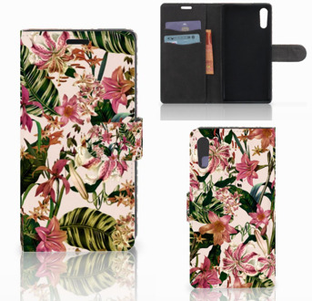 B2Ctelecom Sony Xperia XZ | Sony Xperia XZs Bookcase Flowers