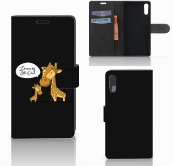 B2Ctelecom Sony Xperia XZ | Sony Xperia XZs Bookcase Giraffe