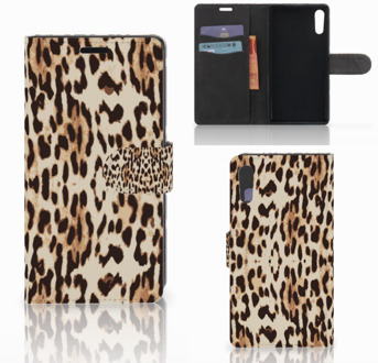 B2Ctelecom Sony Xperia XZ | Sony Xperia XZs Bookcase Leopard