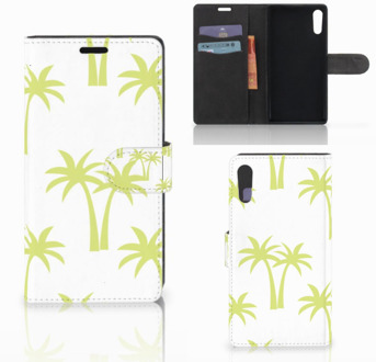 B2Ctelecom Sony Xperia XZ | Sony Xperia XZs Bookcase Palmtrees