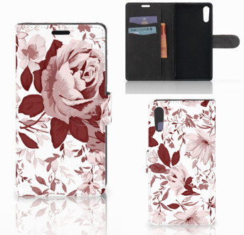 B2Ctelecom Sony Xperia XZ | Sony Xperia XZs Bookcase Watercolor Flowers