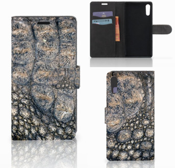 B2Ctelecom Sony Xperia XZ Uniek Design Hoesje Krokodillenprint