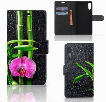 B2Ctelecom Sony Xperia XZ Uniek Design Hoesje Orchidee Plant