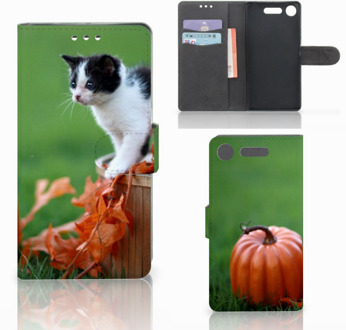 B2Ctelecom Sony Xperia XZ1 Bookcase Hoesje Kitten