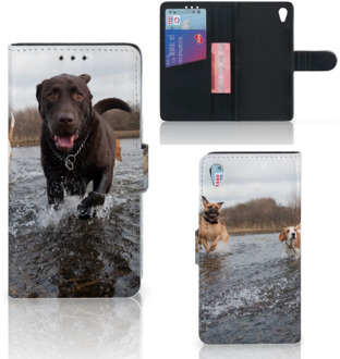 B2Ctelecom Sony Xperia Z3 Boekhoesje Design Honden