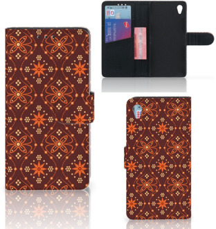 B2Ctelecom Sony Xperia Z3 Bookcase Hoesje Batik Brown