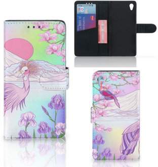 B2Ctelecom Sony Xperia Z3 Bookcase Hoesje Bird