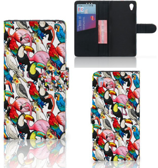 B2Ctelecom Sony Xperia Z3 Bookcase Hoesje Birds