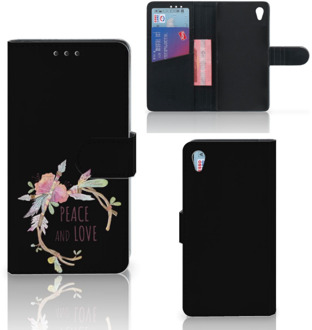 B2Ctelecom Sony Xperia Z3 Bookcase Hoesje Boho Text